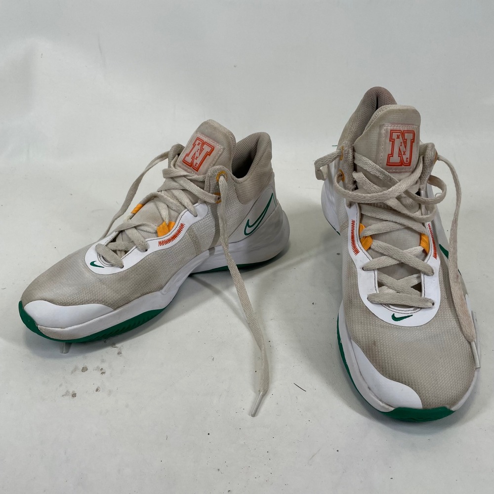 Nike Renew Elevate 3 Mens 8.5 Basketball‎ Shoes White Green Orange DD9304-102